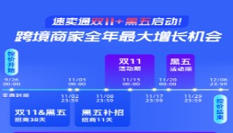 跨境商家全年最大增長(zhǎng)機(jī)會(huì)來(lái)了！速賣(mài)通啟動(dòng)雙十一&黑五招商